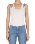 Stella McCartney Fitted Tank Top - White