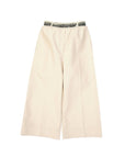 Stella McCartney Wide Leg Cropped Pants - Cream