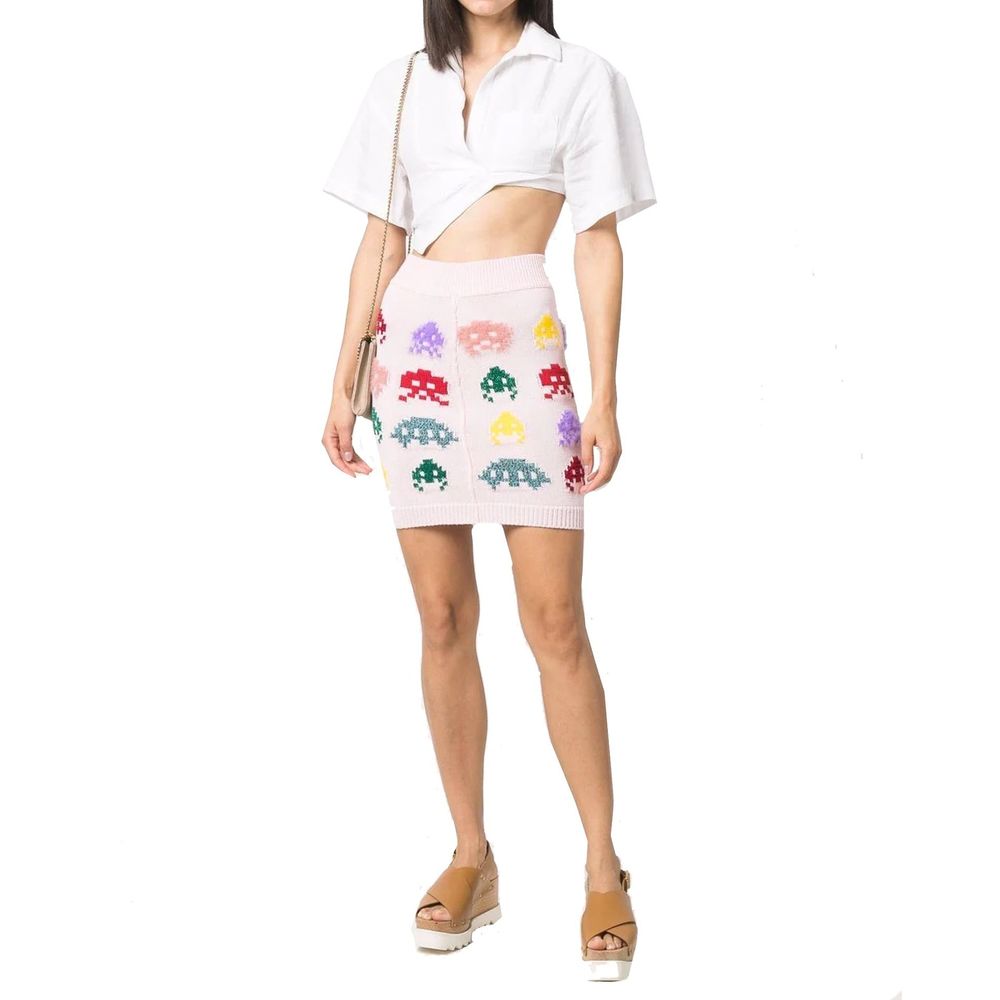 Stella McCartney Abstract Graphic Mini Skirt