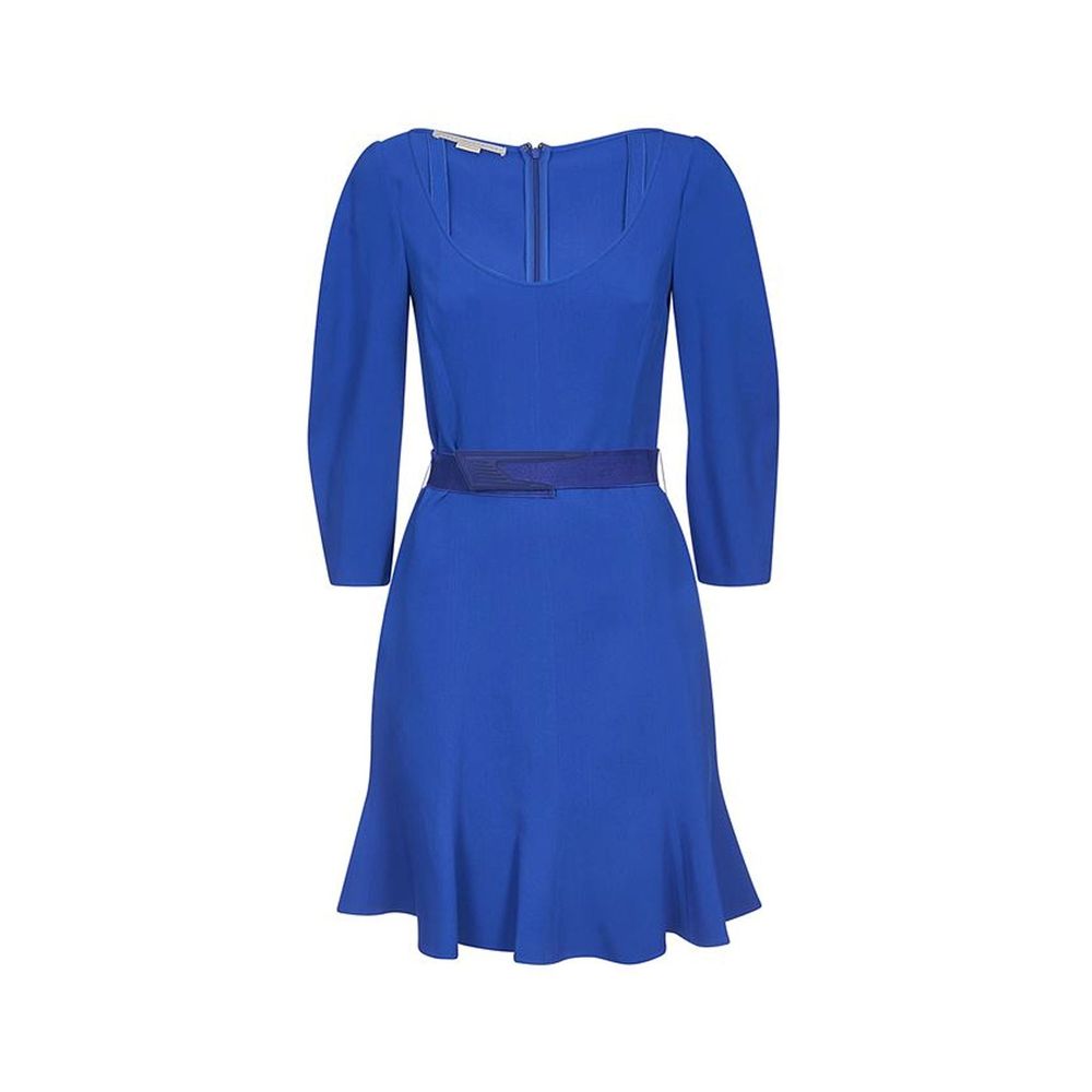 Stella McCartney Quarter Sleeve Mini Dress - Shock Blue