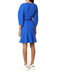Stella McCartney Quarter Sleeve Mini Dress - Shock Blue