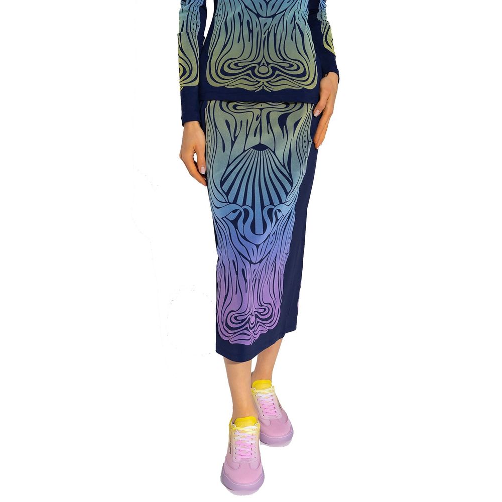 Stella McCartney Logo Graphic Midi Skirt