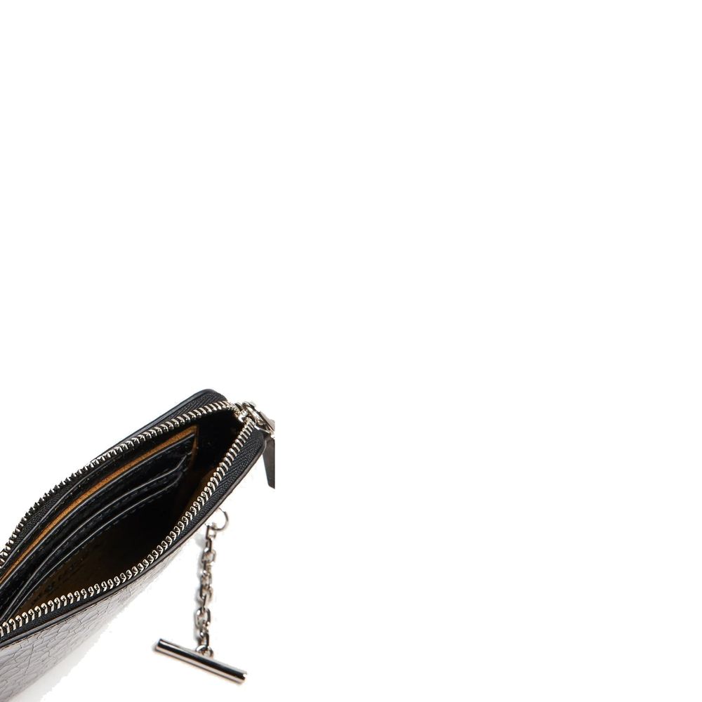 Alexander McQueen Black Leather Clutch Bag