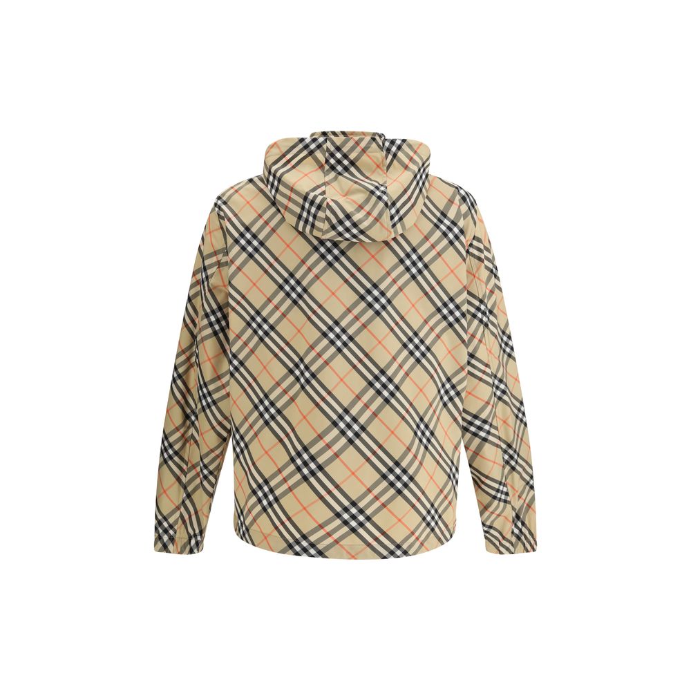 Burberry Lightweight Checkered Hooded Jacket