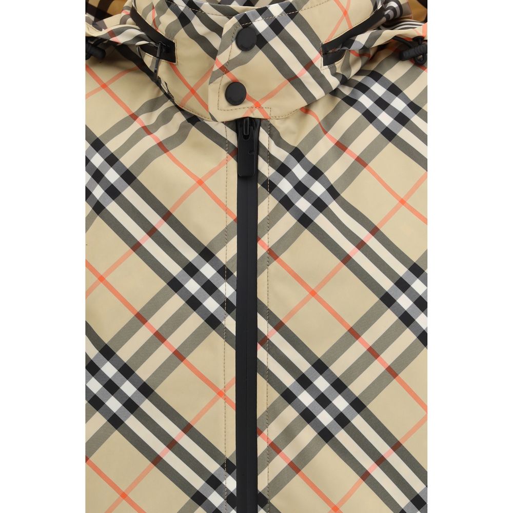 Burberry Lightweight Checkered Hooded Jacket