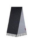 Gucci GG Monogram Wool-Cashmere Black Scarf