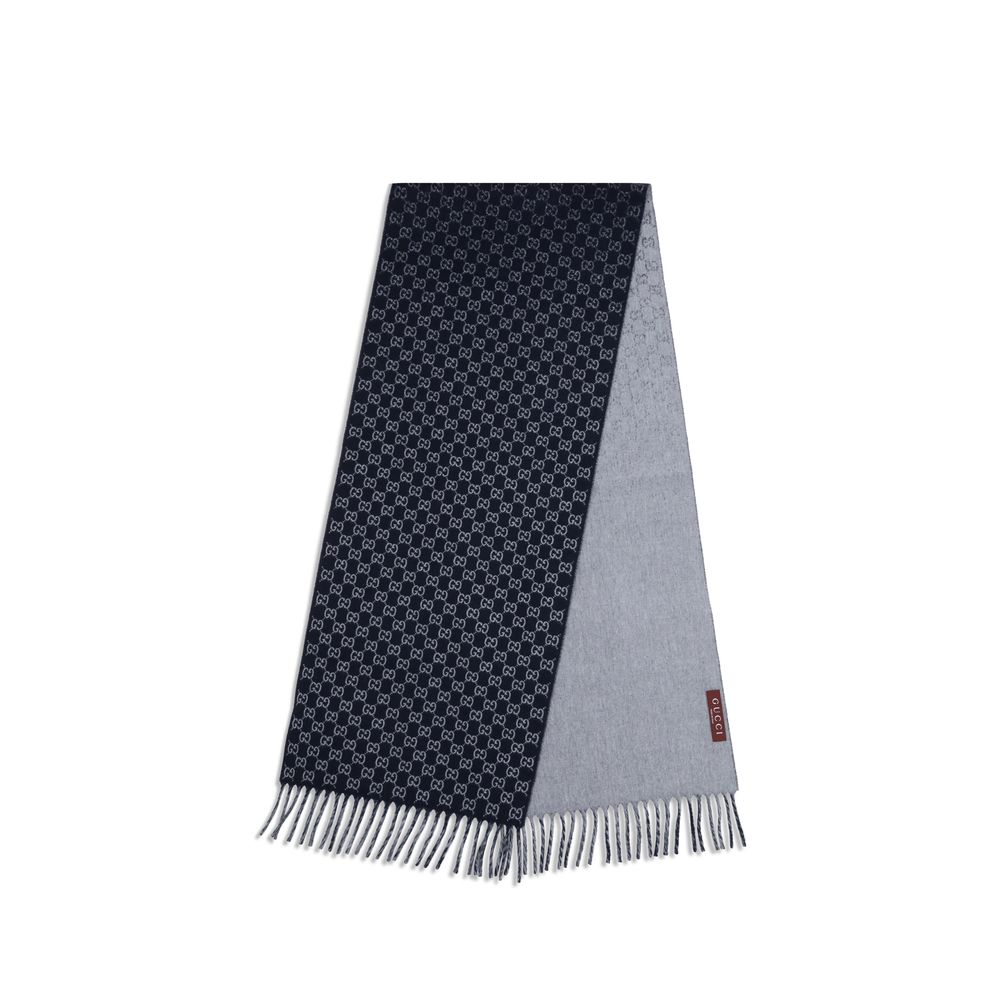 Gucci GG Monogram Wool Scarf