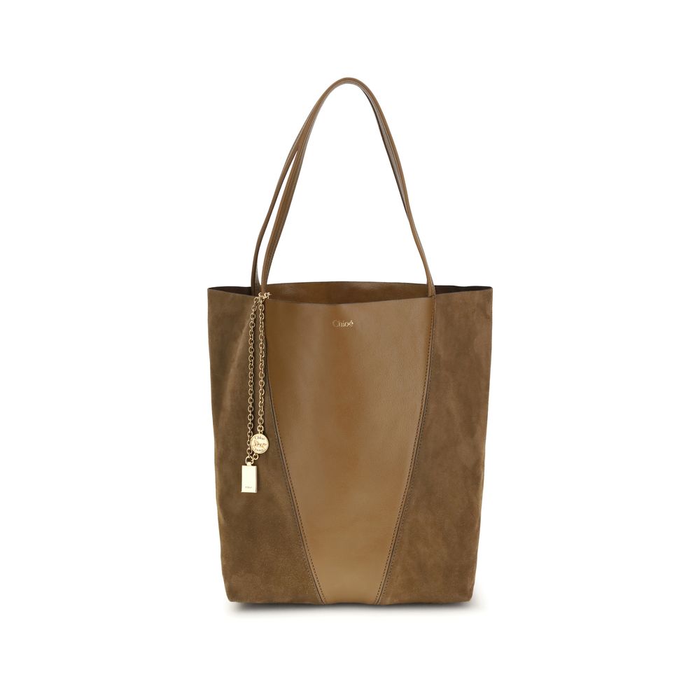 Chloé Spin Leather Tote & Shoulder Bag