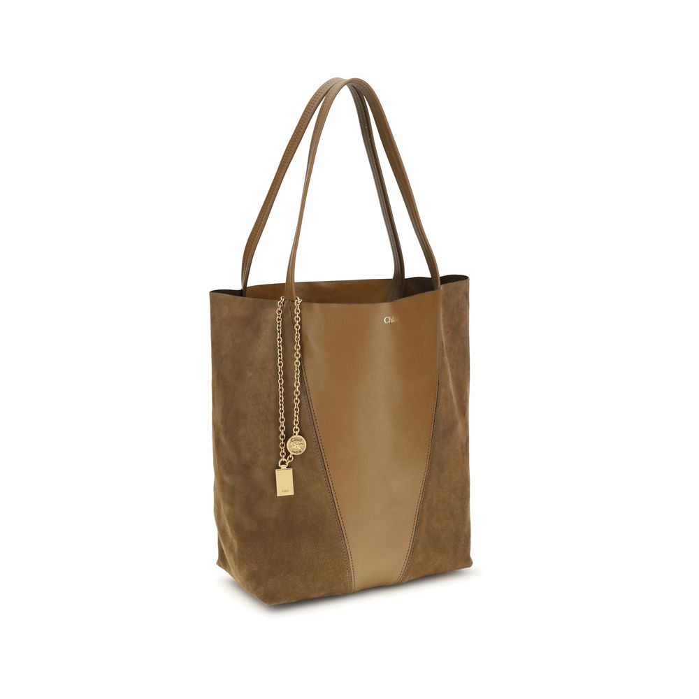 Chloé Spin Leather Tote & Shoulder Bag