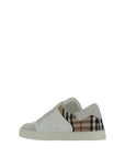 Burberry Checkered Leather Low Top Sneakers