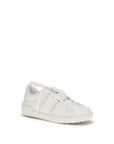 Valentino Garavani Leather Rockstud Low Top Sneakers
