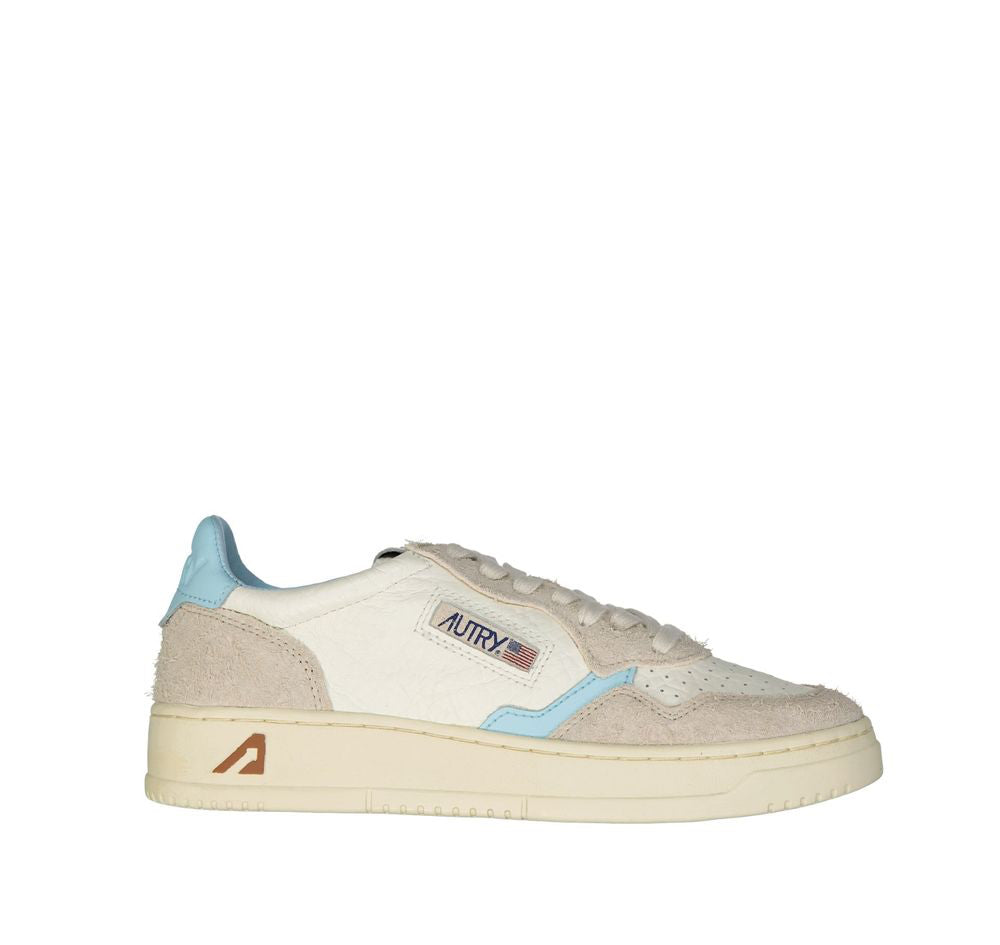 Autry Leather Low Top Sneakers - White - Made In Italy