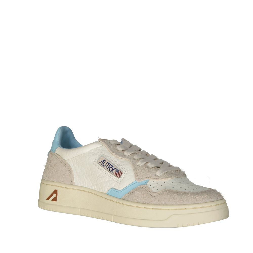 Autry Leather Low Top Sneakers - White - Made In Italy