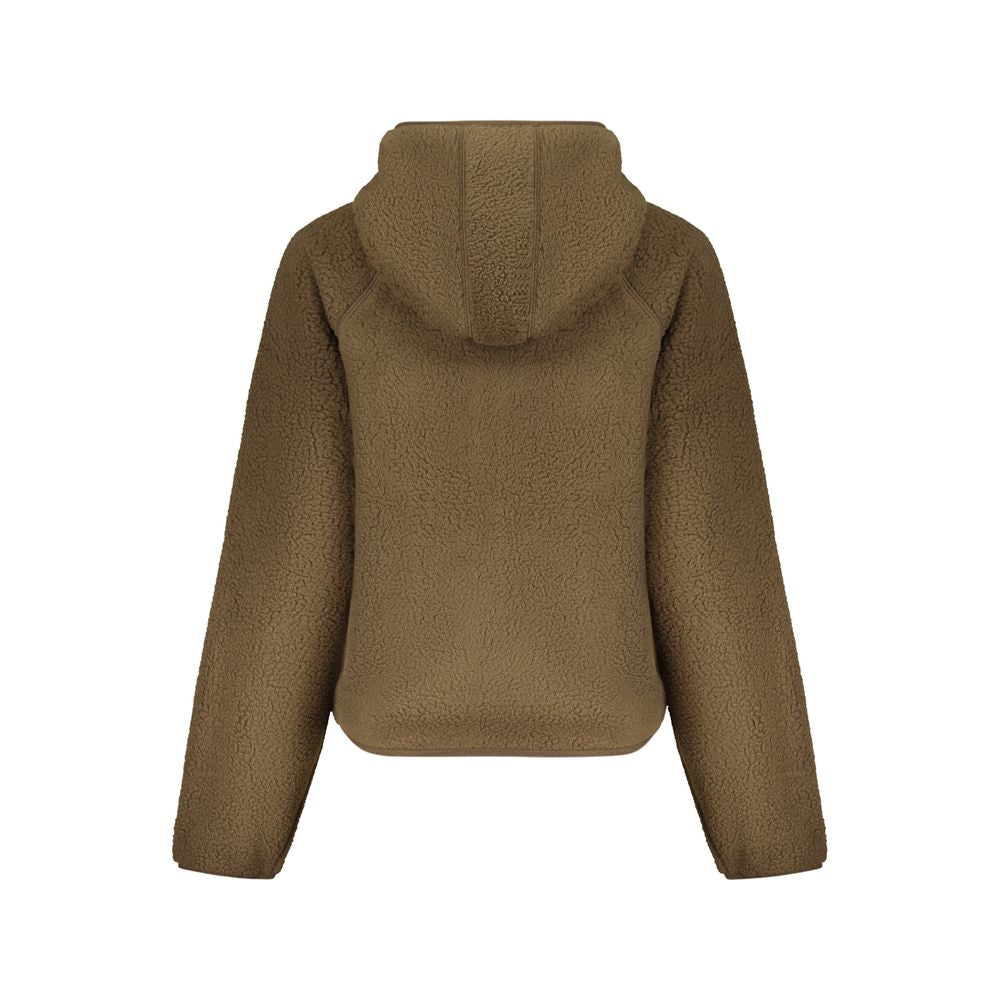 Guess Jeans Brown Hooded Jacket