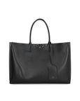 Valentino Garavani Black Leather Tote Bag