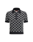 Gucci GG Black Wool Top