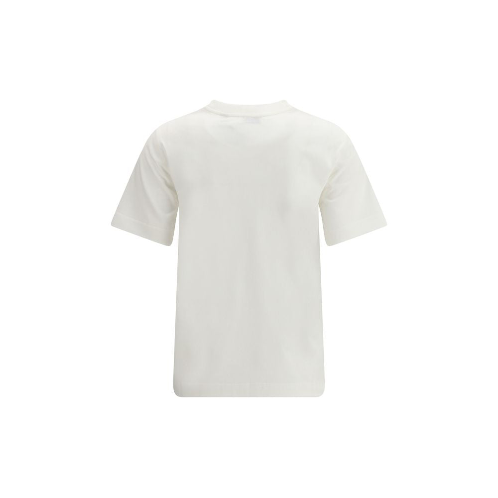 Burberry Logo White Cotton T-Shirt