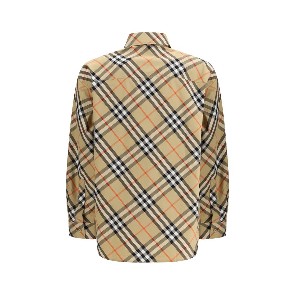 Burberry Checkered Collar Shirt