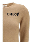 Chloé Logo Wool-Cashmere Sweater