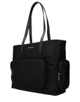 Michael Kors Khai Large Nylon Tote Bag - Black