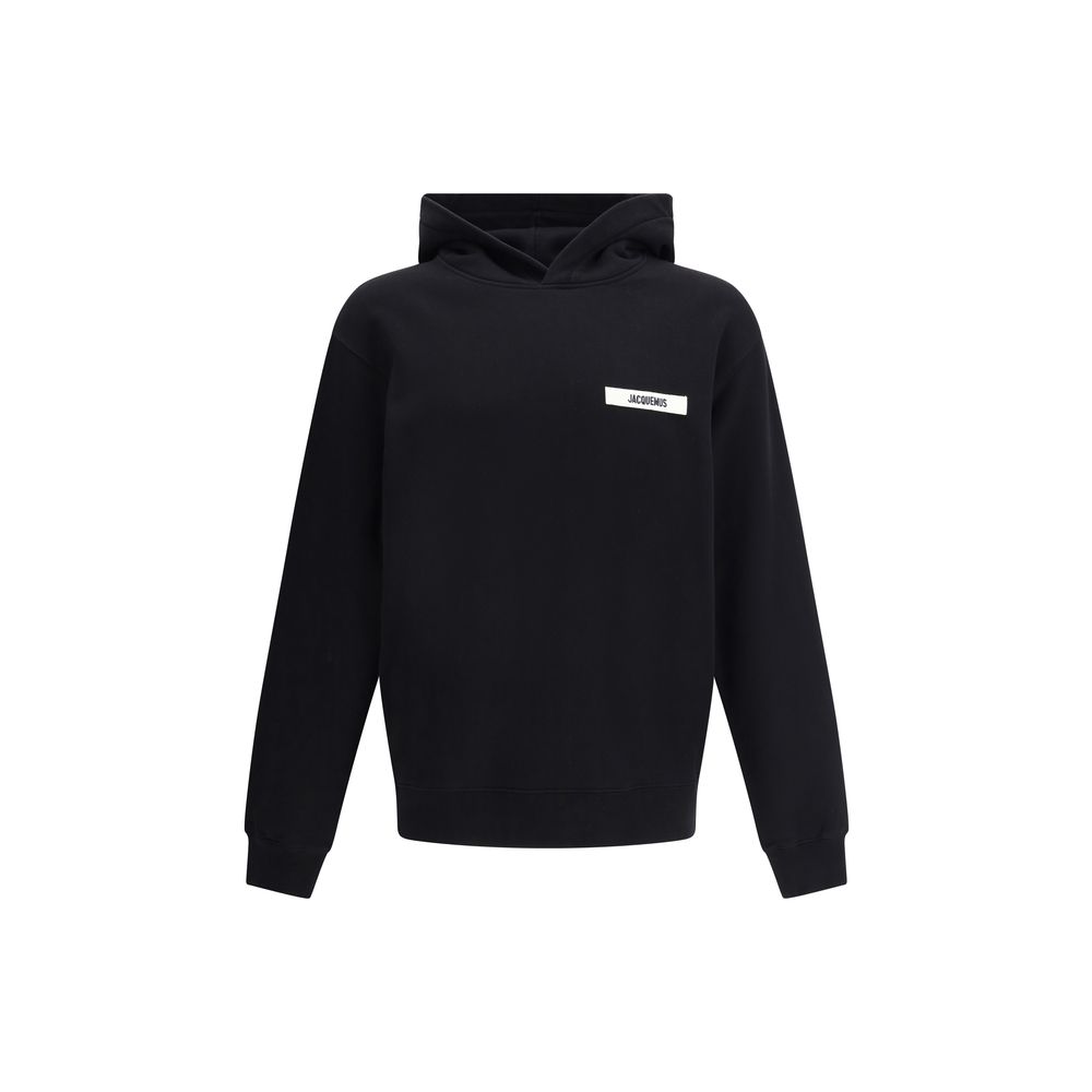Jacquemus Cotton Hoodie - Black