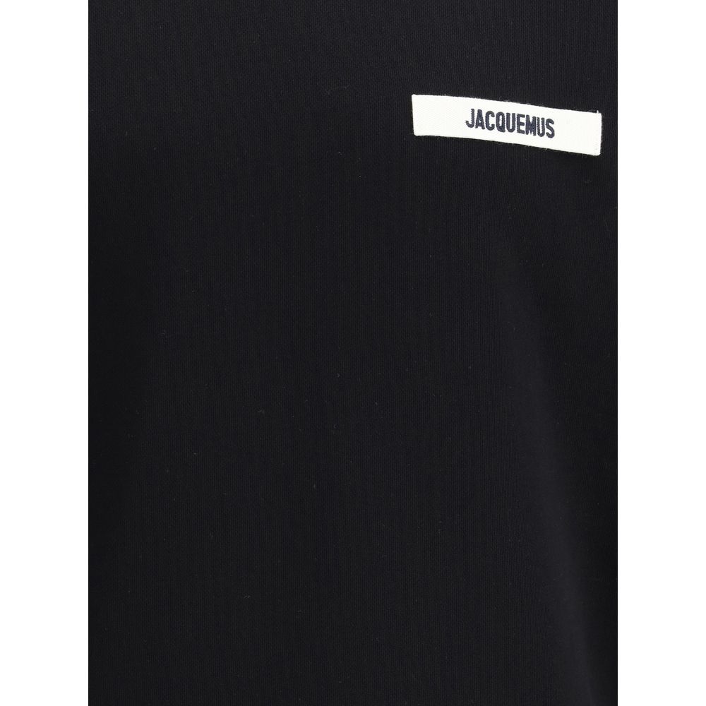 Jacquemus Cotton Hoodie - Black