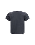 Alexander Wang Vintage Black Cropped Cotton T-Shirt