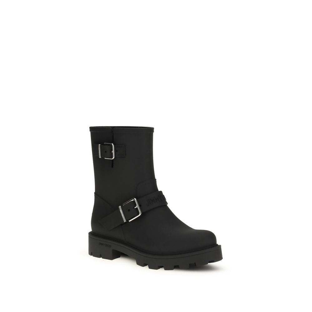 Jimmy Choo Black Rain & Terrain Ankle Boots