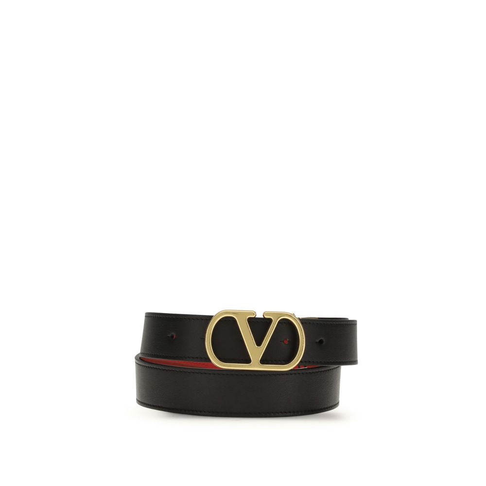 Valentino Garavani VLogo Leather Belt