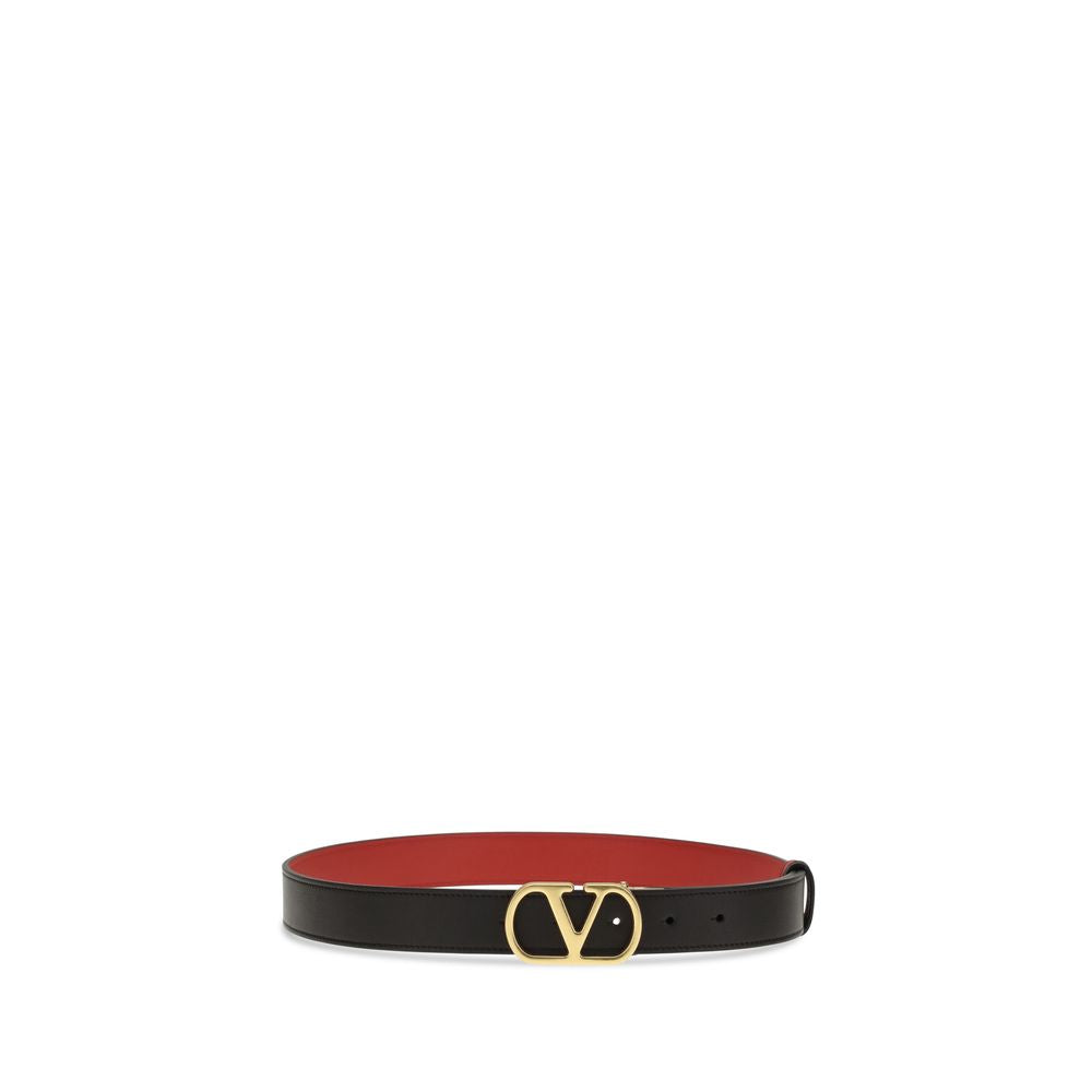 Valentino Garavani VLogo Leather Belt