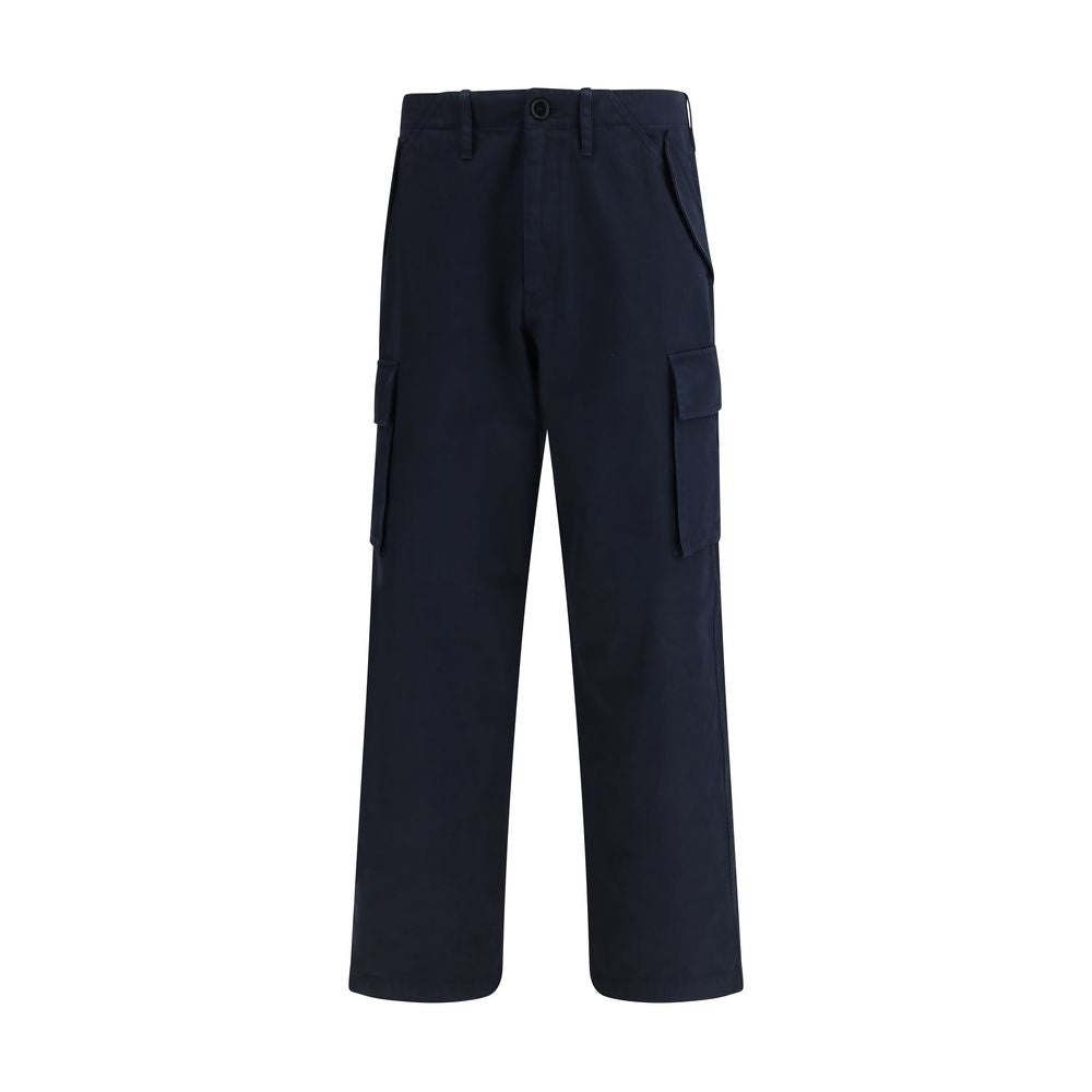 Burberry Deep Blue Cargo Workwear Pants