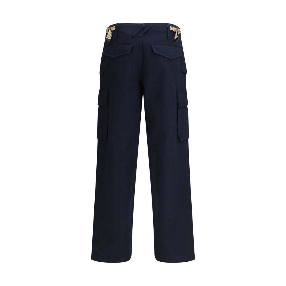 Burberry Deep Blue Cargo Workwear Pants