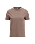 Brunello Cucinelli Brown Cotton T-Shirt