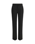 Alexander McQueen Black Wool Pinstripe Suit Pants