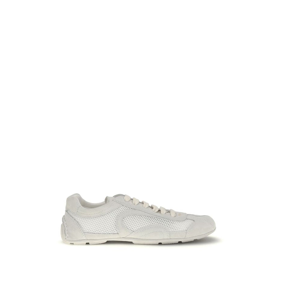 Prada White Montecarlo Sneakers