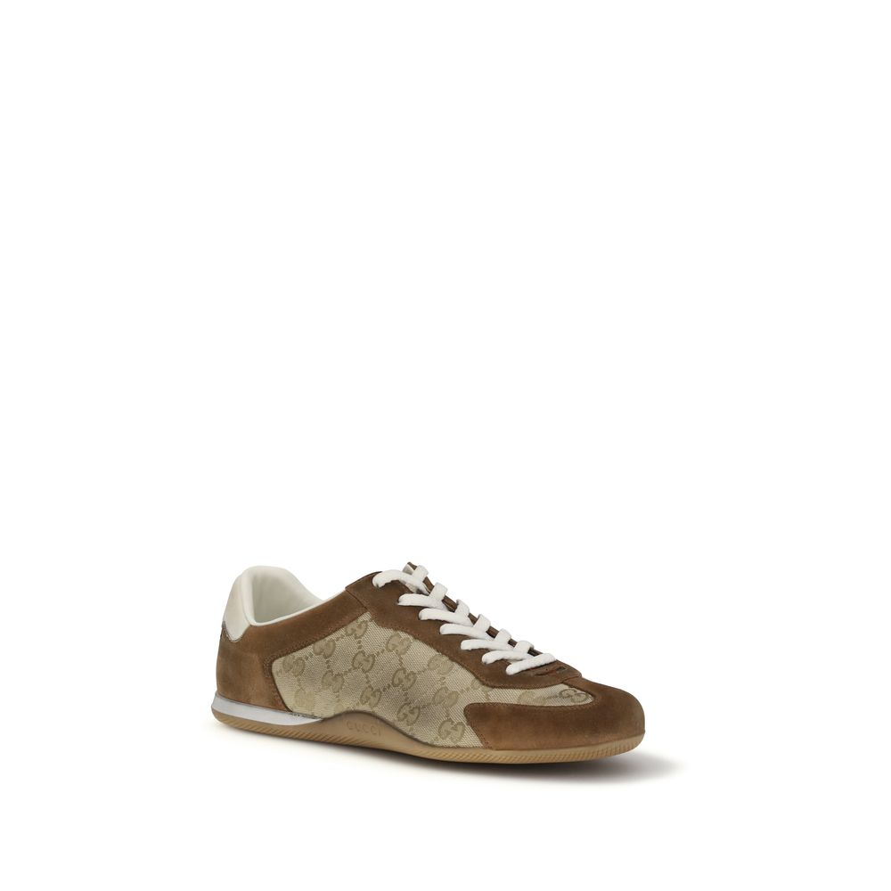 Gucci Leather Shift Sneakers