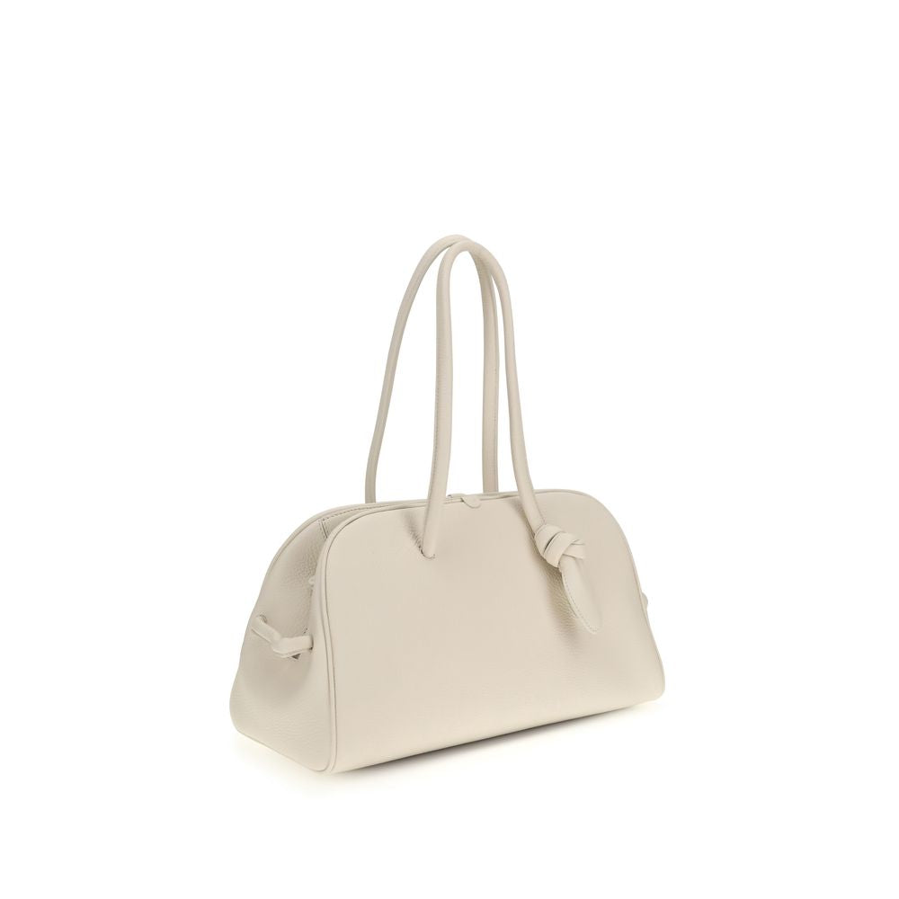 Jacquemus Turismo White Leather Handbag