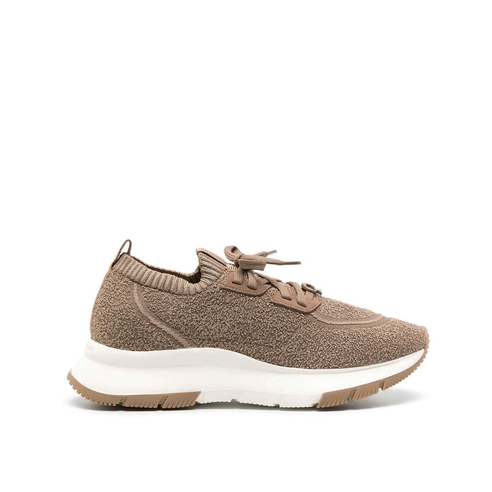 Gianvito Rossi Athletic Low Top Sneakers - Mocha 