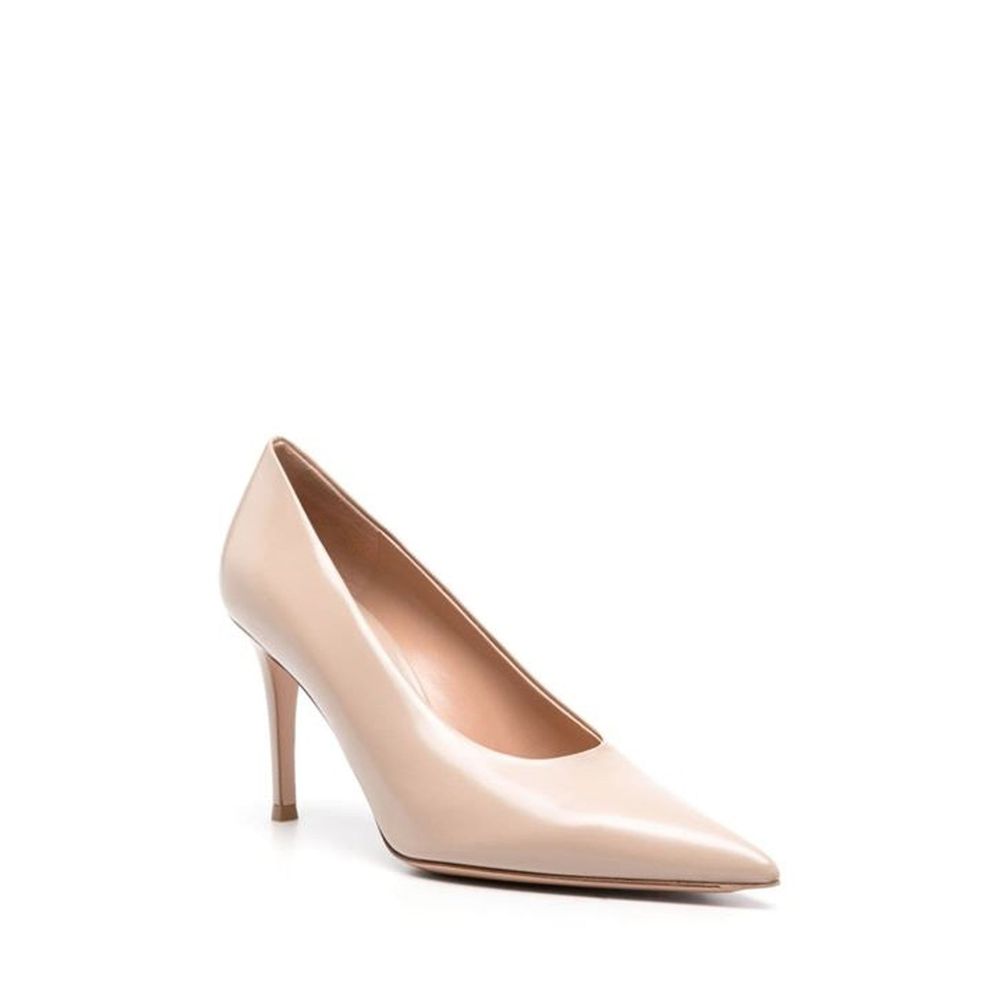 Gianvito Rossi Leather High Heel Pumps - Blush