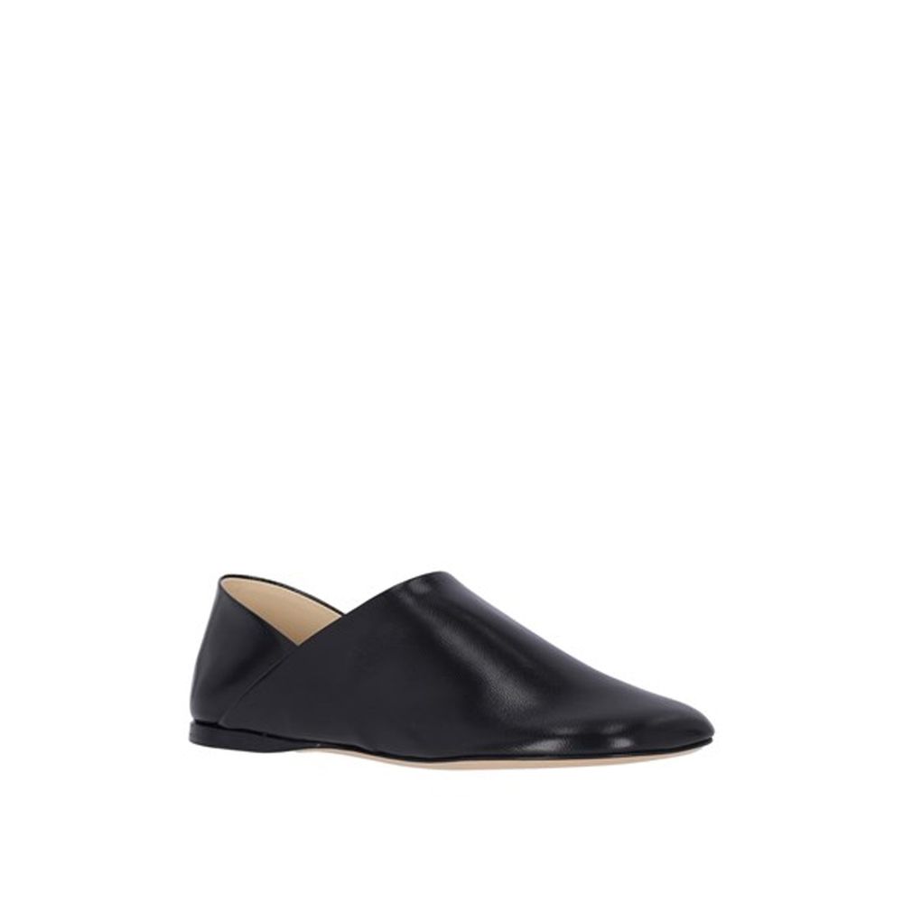 Loewe Leather Loafers - Black