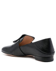Bally Buckle Embellished Leather Loafers - Black