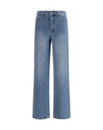 Self-Portrait Vintage Rhinestone Embellished Straight-Leg Jeans