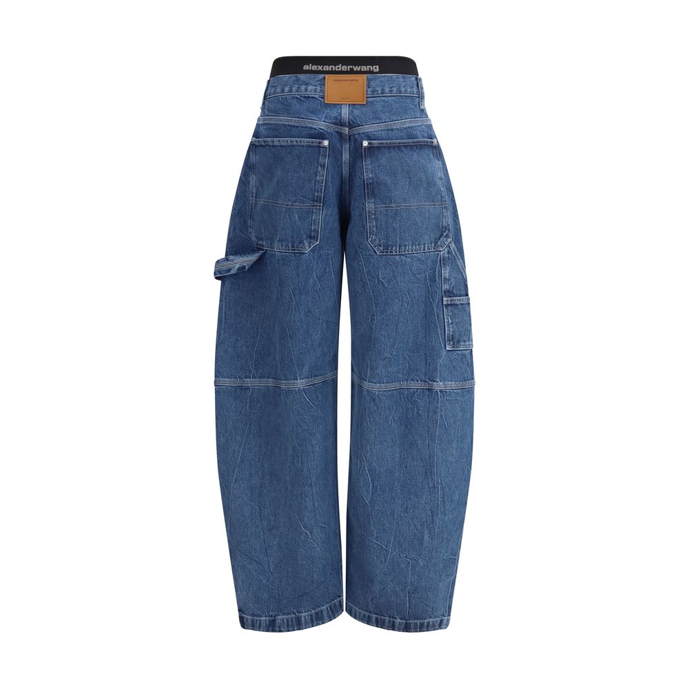 Alexander Wang Wide Leg High-Waisted Jeans 