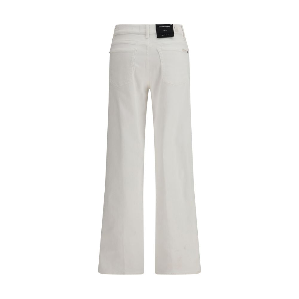 7FOR Bootcut Jeans - White