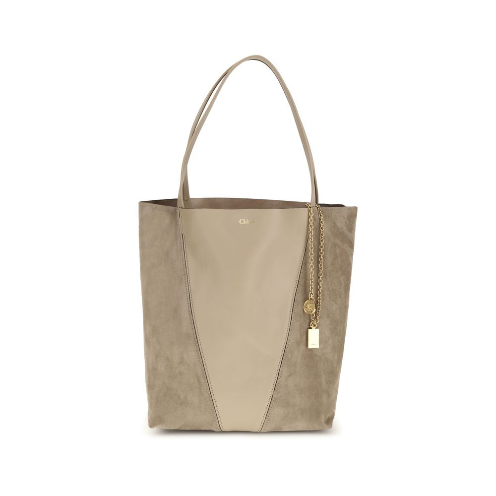 Chloé Spin Leather Tote & Shoulder Bag