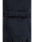 P.A.R.O.S.H. A-Line Midi Dress - Deep Blue