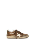 Golden Goose Ballstar Leopard Accent Leather Sneakers