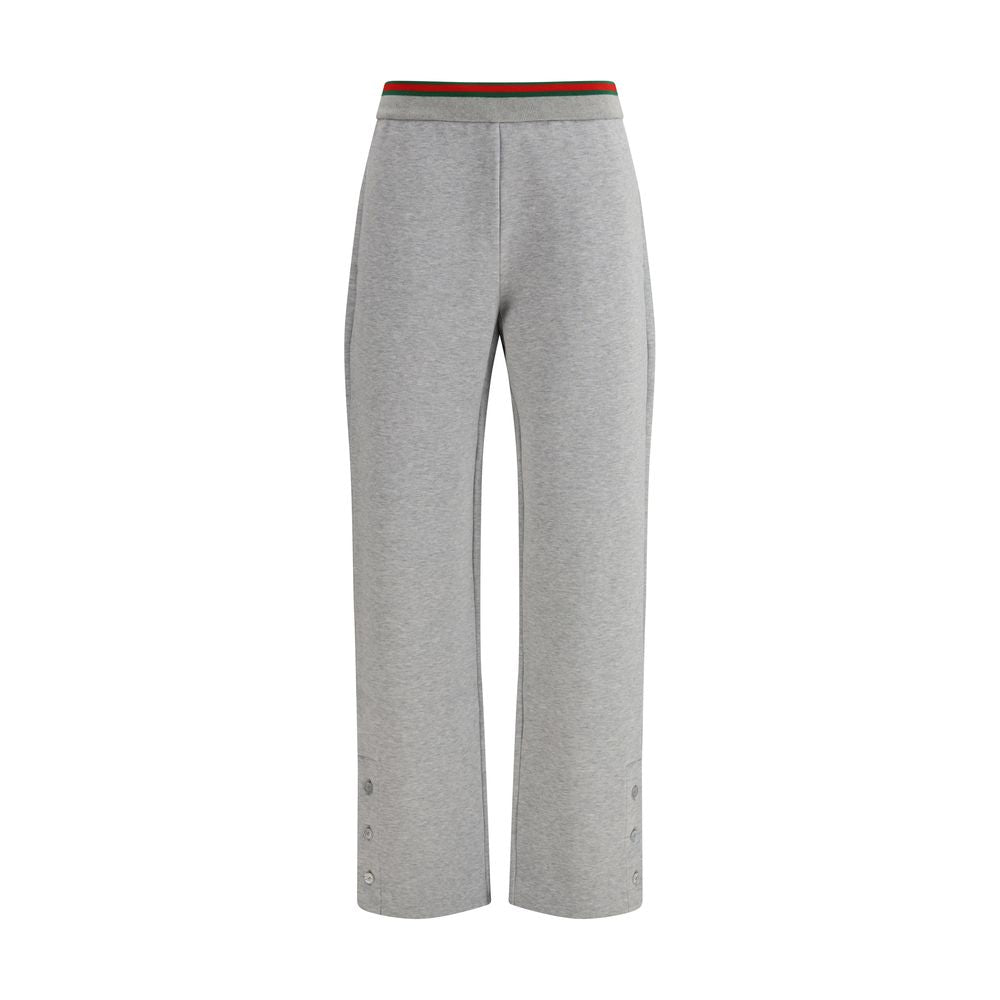 Gucci Gray/Grey Cotton Casual Pants