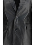 Balenciaga Leather Jacket - Black