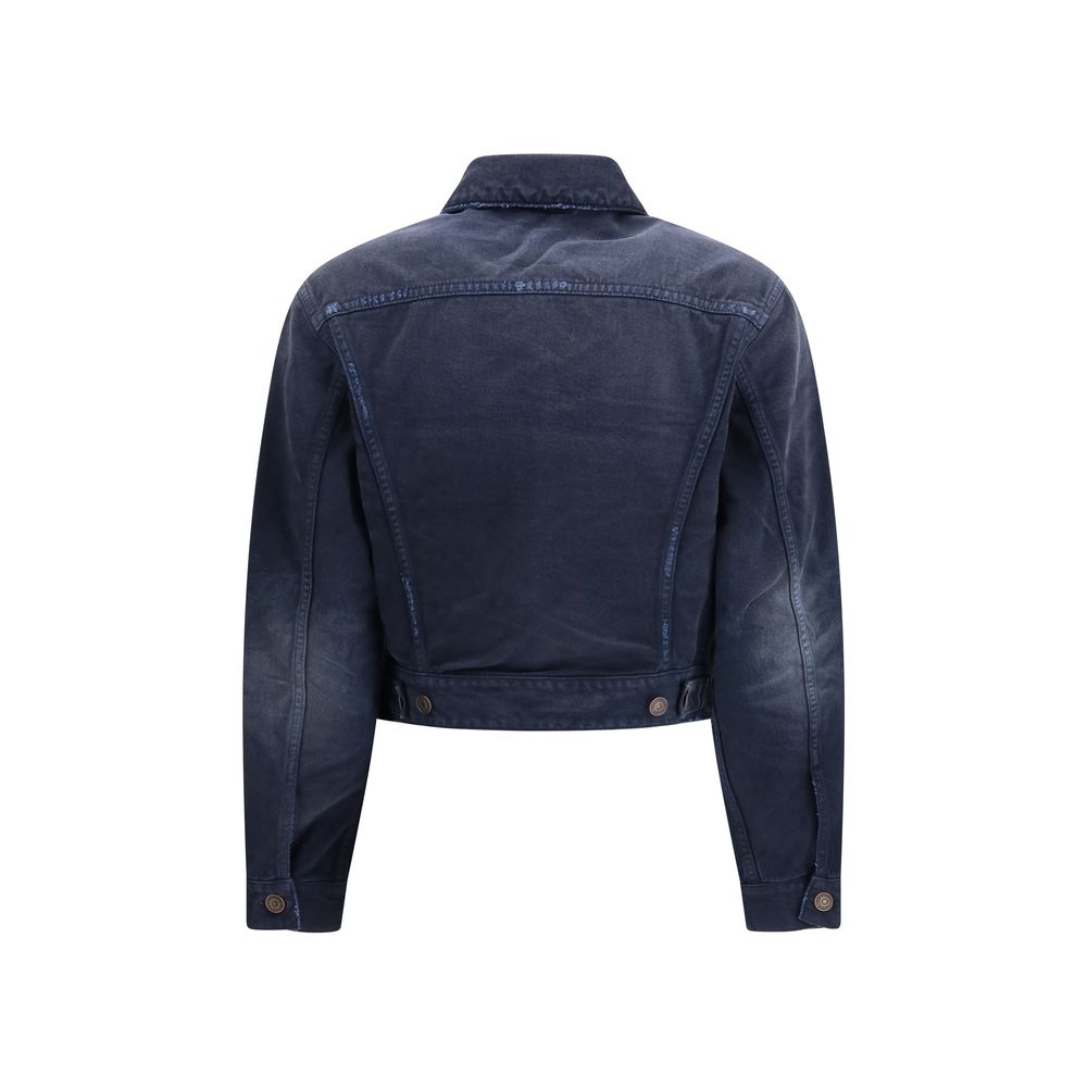 Balenciaga Trucker Cropped Denim Jacket